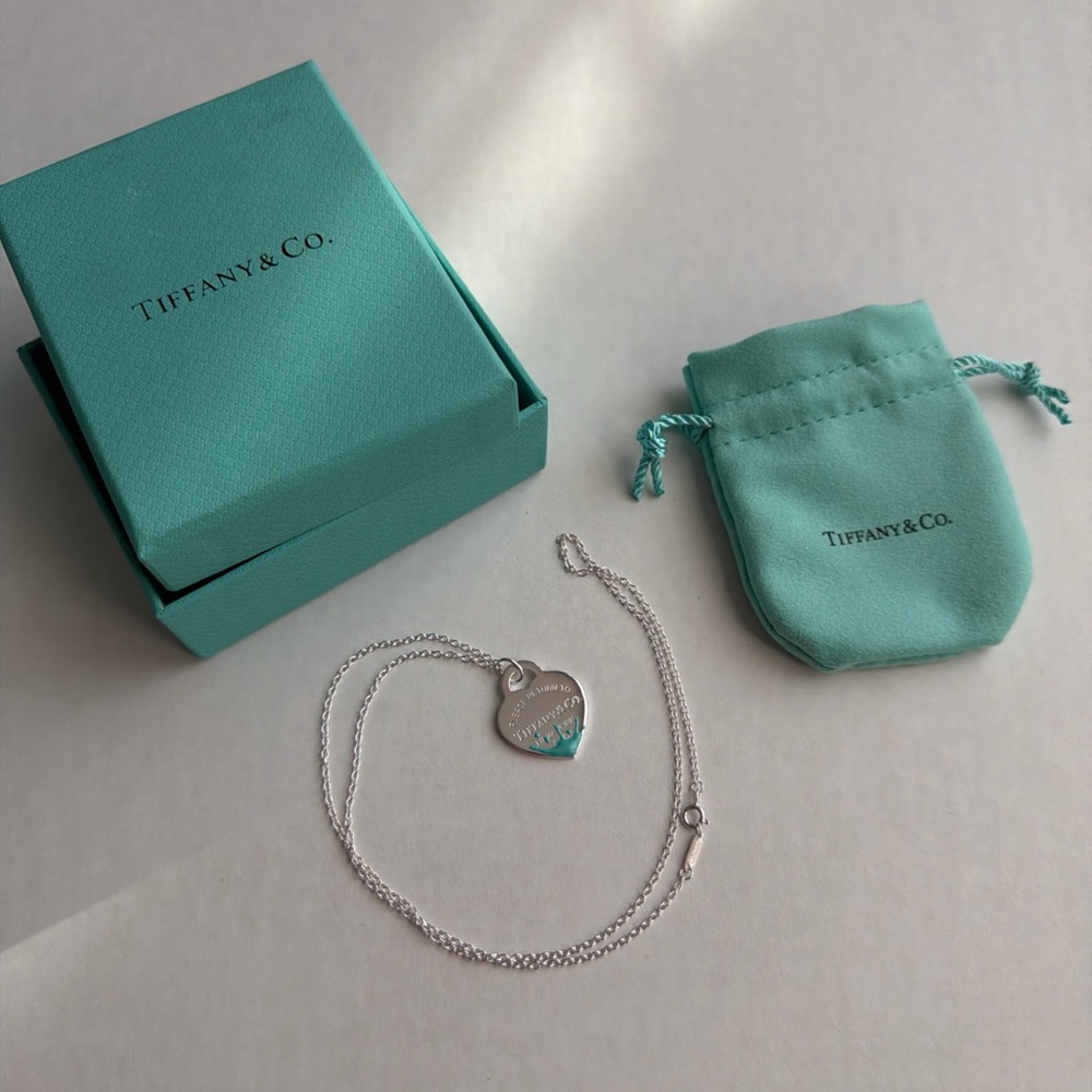Tiffany & Co. Silver Heart Charm Bracelet